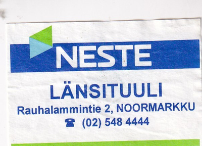 Noormarkku, NESTE Länsituuli  1/15