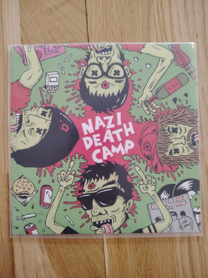 NAZI DEATH CAMP : Inside the mind of mongoloid - 7"ep