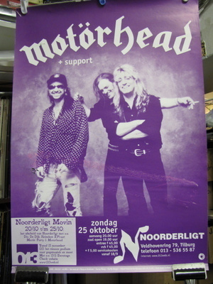 MOTORHEAD SNAKE BITE LOVE TILBURG KEIKKAJULISTE EX-