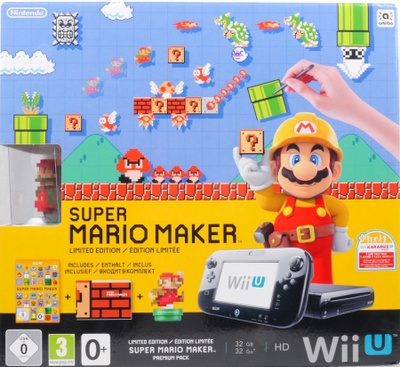 Wii U Console Premium - Super Mario Maker Limite