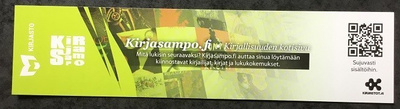 Kirja Sampo kirjanmerkki