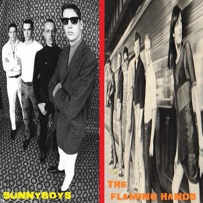 SUNNYBOYS / THE FLAMING HANDS split 1982 aussie powerpop