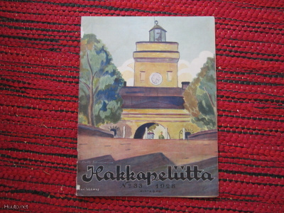 HAKKAPELIITTA NO 33 1928 PORTTI SUOMENLINNASSA ILMARI WEHMAS