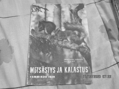 Metsästys ja kalastus Tammikuu 1949