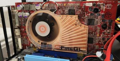 ATI FireGL V5100 (X800 Pro core), 128MB, PCIe