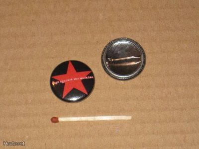 Rage Against The Machine rintanappi 1" d1