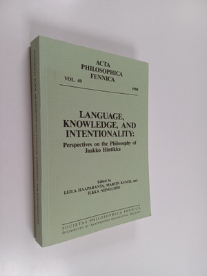 Ilkka Niiniluoto : Language, knowledge, and intentionalit...