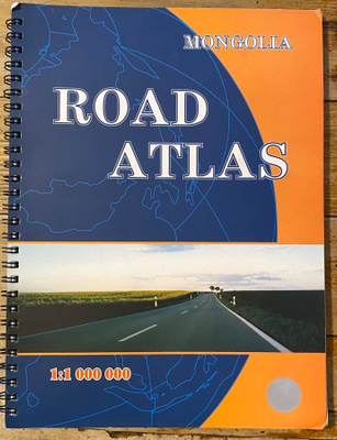 ROAD ATLAS MONGOLIA KARTTA