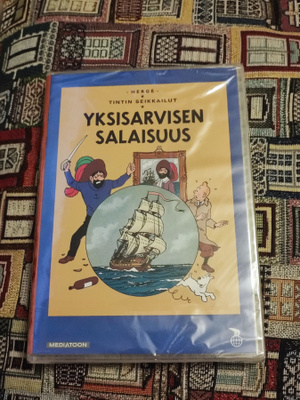 Tintti Yksisarvisen salaisuus UUSI DVD HERGE