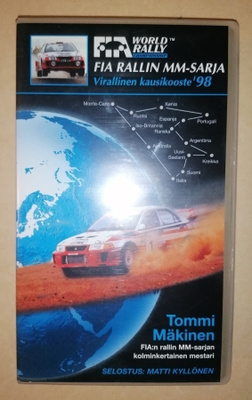 Katso !  1998 Rallin MM-sarja Tommi Mäkinen VHS video