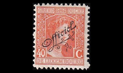 Luxemburg 101 ** Virkamerkki 40 C (1915)