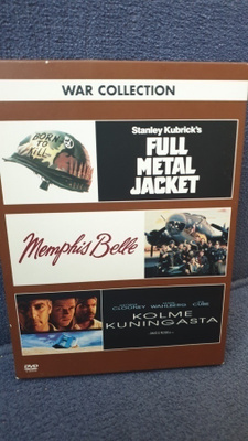 Full Metal Jacket,Memphis Belle,Kolme Kuningasta 3DVD