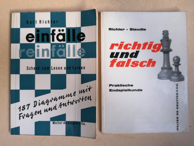 1960 ja 1962 vanhat Shakkikirjat zwei alte Schachbücher
