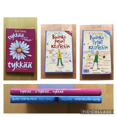 tykkää, ei tykkää sekä kuinka pojat ja tytöt kesytetään