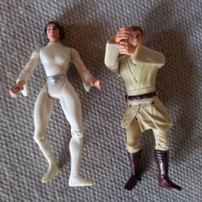 STAR WARS vintage figuurit, 2 kpl