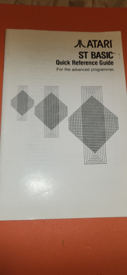 Atari st basic quick reference guide for the advanced...