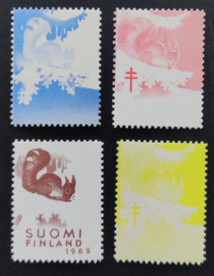 1962 Joulumerkit - skaalavedossarja **
