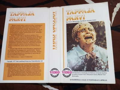 VHS kansipaperi Tappajaparvi