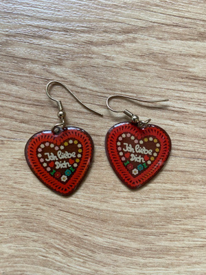 Tatty Devine Gingerbread Heart korvakorut