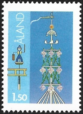 Åland 1985 Yleismerkit Juhannussalko 1,50 mk **  LaPe 010 I