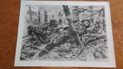 Jatkosota Partio Sotapiirros Lindeberg 1942