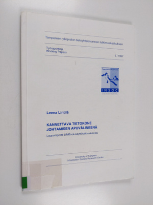 Leena Lintilä : Kannettava tietokone johtamisen apuväline...