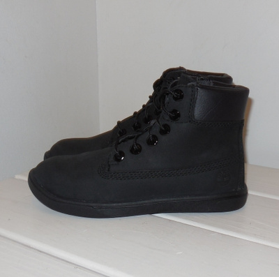 30 - Timberland mustat nilkkurit nahkaa * UUDET