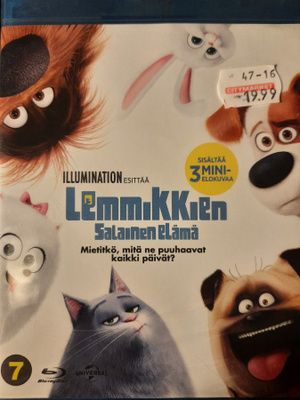 LEMMIKKIEN SALAINEN ELÄMÄ  BLU-RAY UUSI