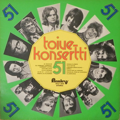 Toivekonsertti 51 LP Pepe Willberg Markku Aro Irwin