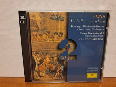 Verdi:Un ballo In Maschera-Domingo,Abbado ym. 2CD