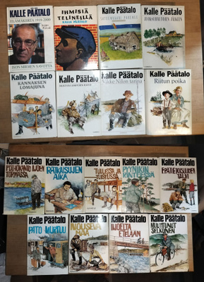 Kalle Päätalo - 17 kirjaa - 9x Iijoki 8x muuta