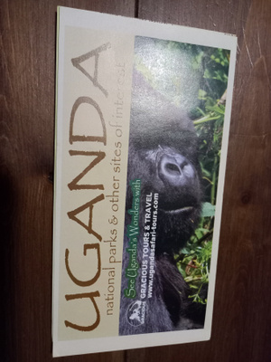 UGANDA KARTTA safarille