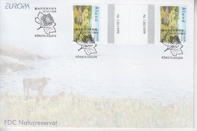 Åland FDC  LaPe 157 välilöparilla