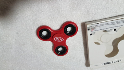 KIA sormihyrrä, spinneri.