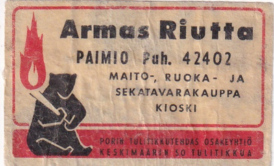Paimio, Armas Riutta     s31