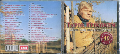 TAPIO HEINONEN . 2 CD-LEVYÄ . EILEN KUN MÄ TIENNYT EN