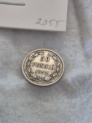 50 penniä 1892, Suomi