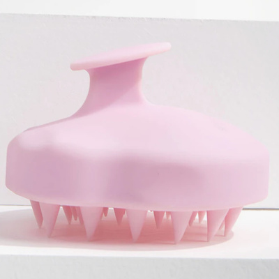 Brushworks Massaging Shampoo Brush Pink harja