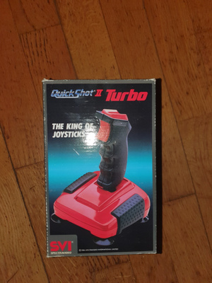 Quickshot II Turbo ohjaimen alkuperäislaatikko rare