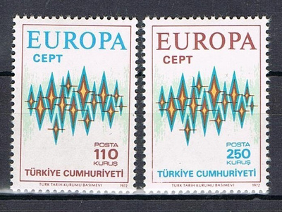 Turkki 1972 - Europa CEPT  ++