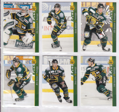 2012-13 Cardset Series 2 Ilves Team Set 12 korttia (205-216)