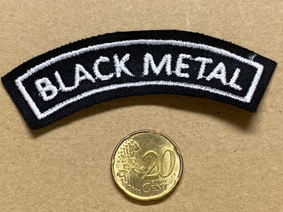Black Metal brodeerattu kaarimerkki
