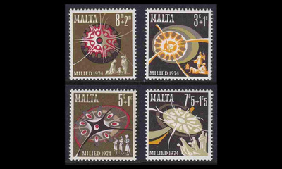 Malta 501-4 ** Joulu (1974)