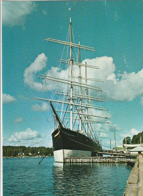 LAIVAKORTTI - PURJELAIVA POMMERN - 45