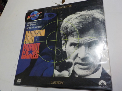 HARRISON FORD - PATRIOT GAMES M-/M- LASERDISC