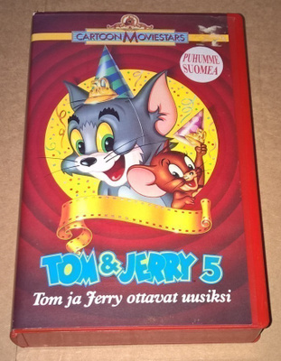 TOM & JERRY 5 TOM JA JERRY OTTAVAT UUSIKSI VHS