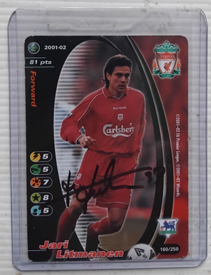 Jari Litmanen Liverpool signed