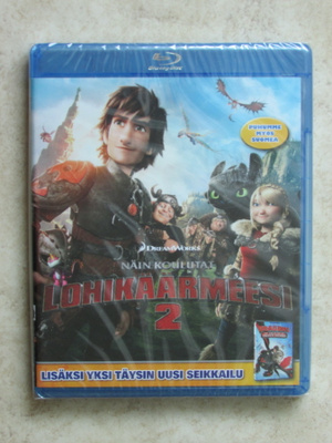 Blu-ray. Näin koulutat lohikäärmeesi 2. UUSI