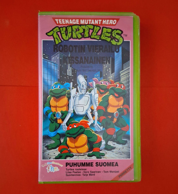Teenage Mutant Hero Turtles 5 VHS