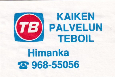 Himanka, Kaiken palvelun TEBOIL     8/6